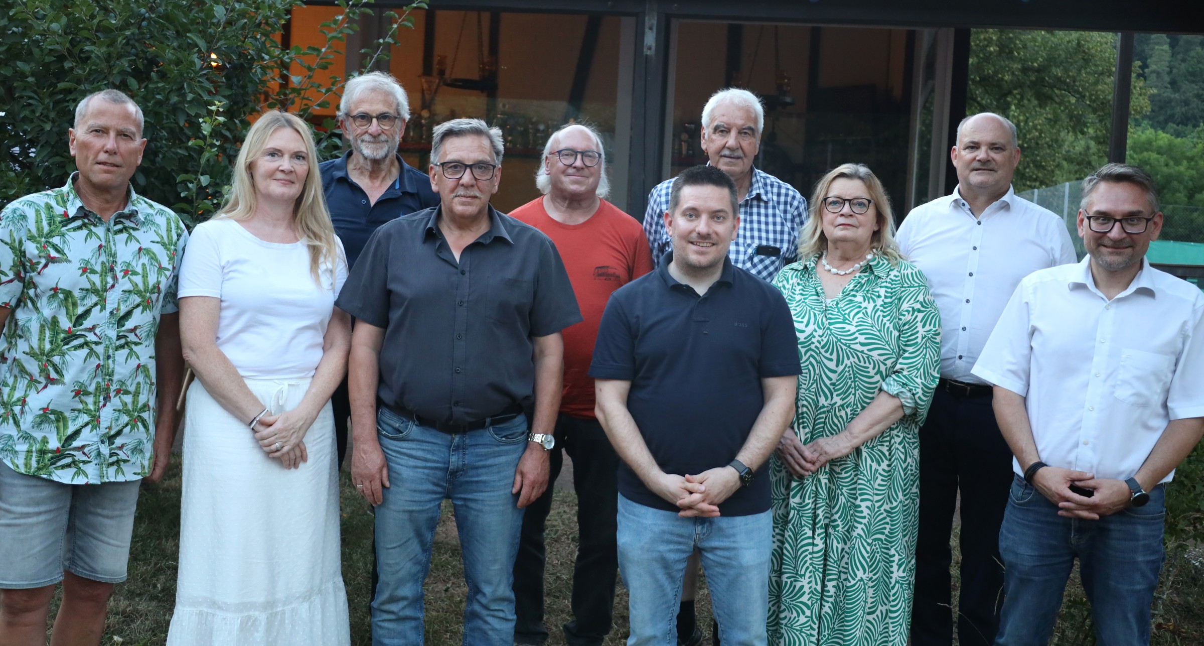 Der neu gew�hlte Vorstand des CDU-Stadtverbandes Sulz mit (von links) Ralf Kreher, Andrea Dreher, Dr. Heinrich von Stromberg, Manfred Maier, Jens Kilsbach, Willy Harpain, Barbara Klaussner, Kreisvorsitzender Stefan Teufel sowie Tobis Bronner. Auf dem Foto