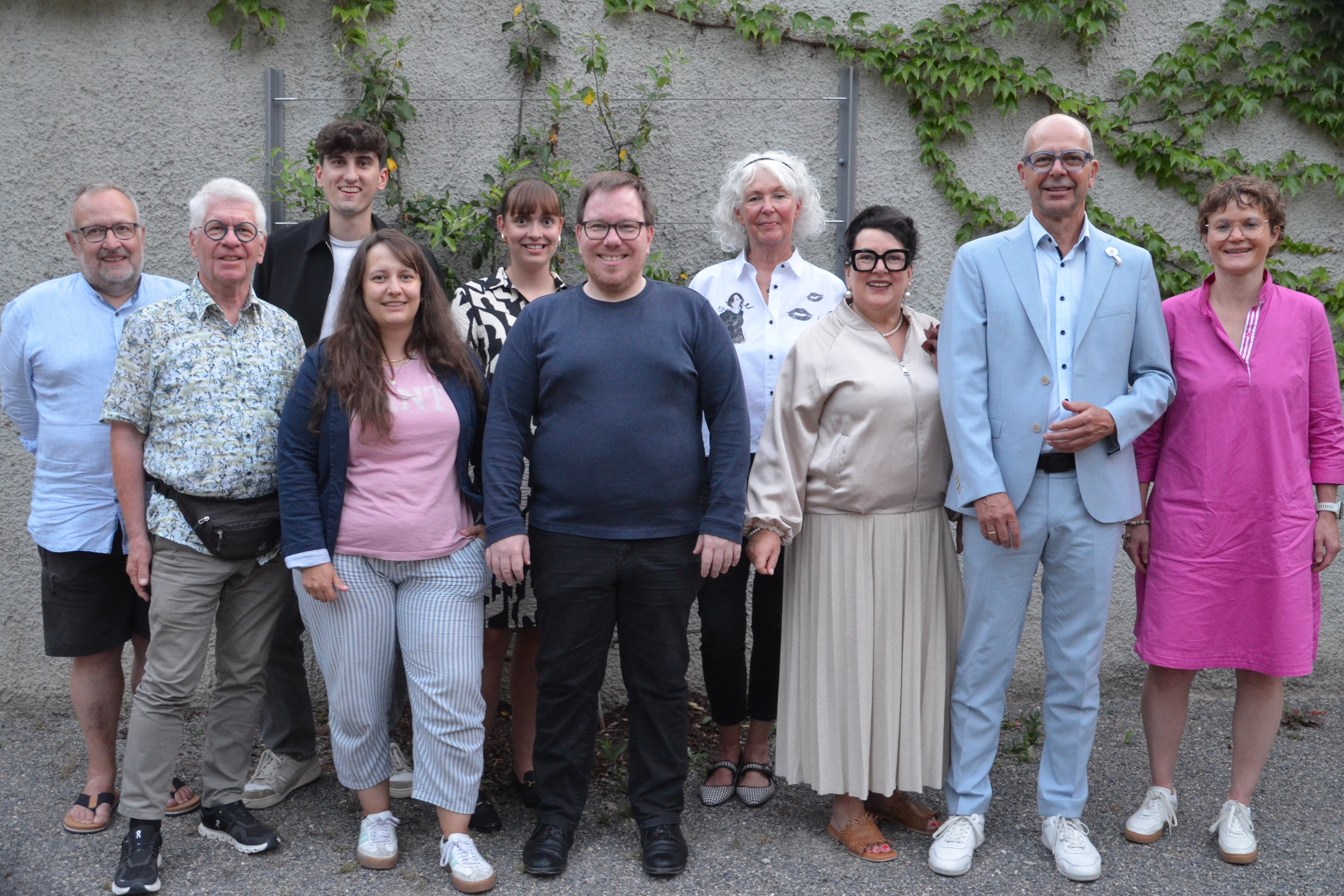 Einige der neugew�hlten Vorstandsmitglieder der Rottweiler CDU traten vor die Kamera (von links): Wolfgang Blust, Martin Baumgartner, Carl Zimmerer, Carmen J�ger, Katharina Bechtold, Alexander Brede, Gabriele Wilbs-M�ller, Annette Wenzler, Axel Wenzler un